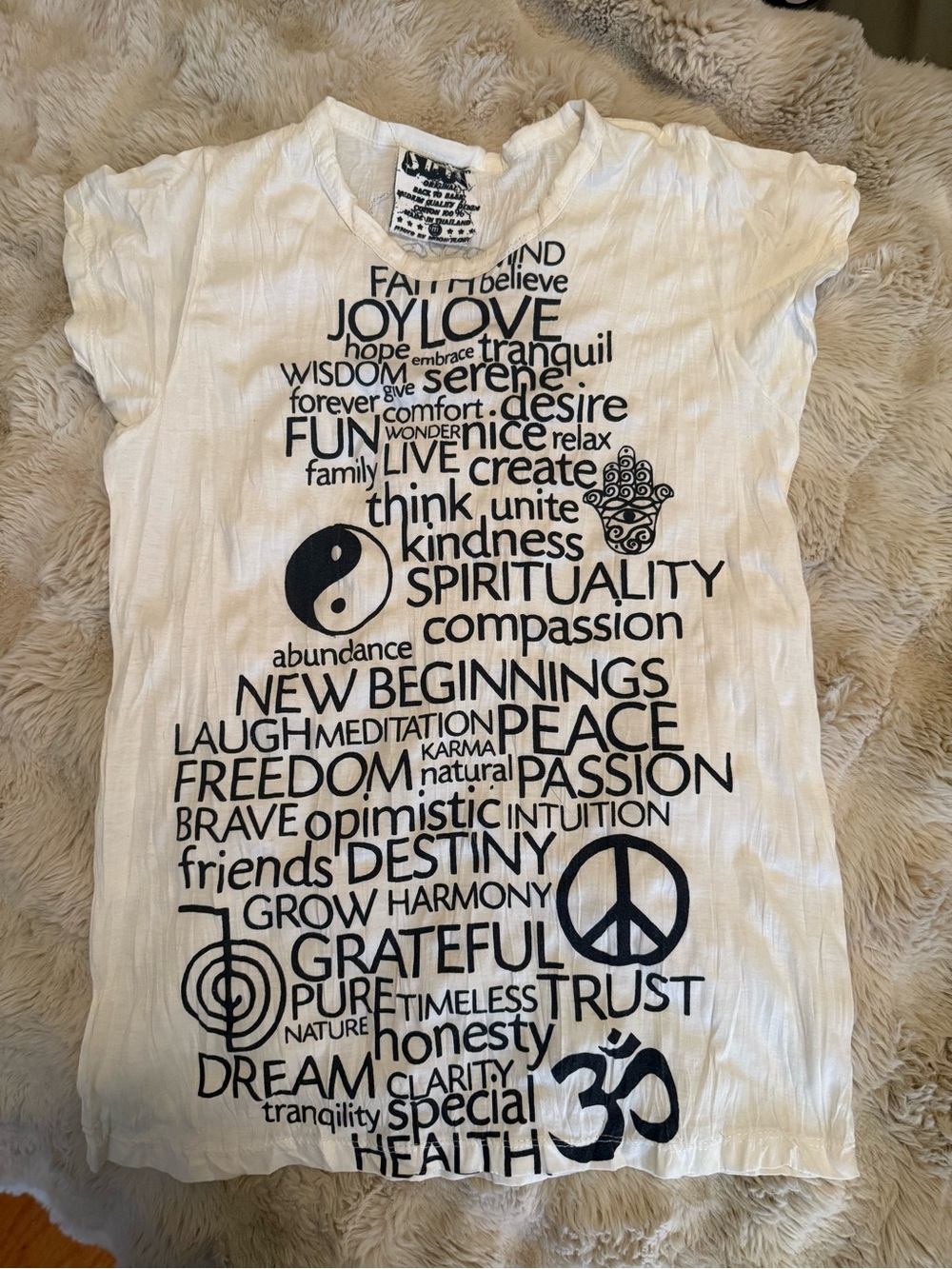 100% cotton made in Thailand graphic tee